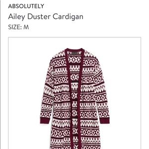 Absolutely print cardigan